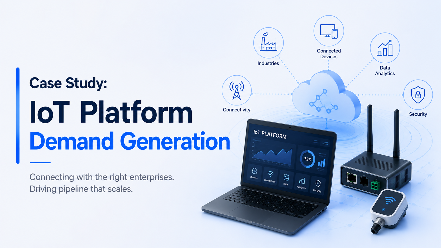 IoT Platform Demand Generation Case Study | LeadsQube